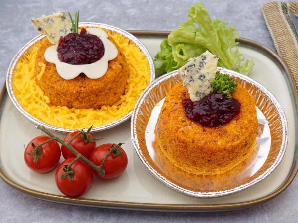 Burger au four tsigane avec airelles