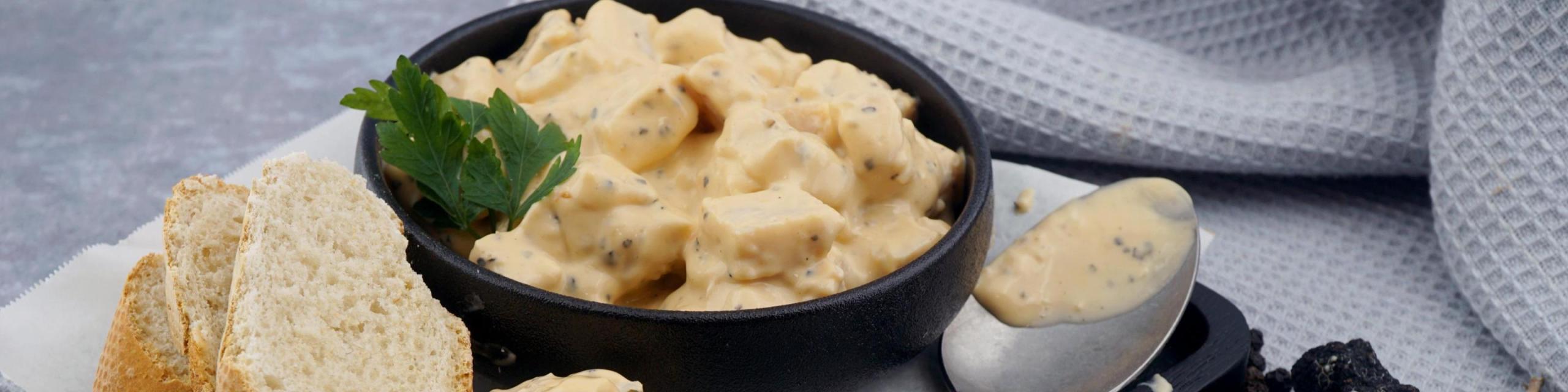 Kipsalade met truffelsmaak