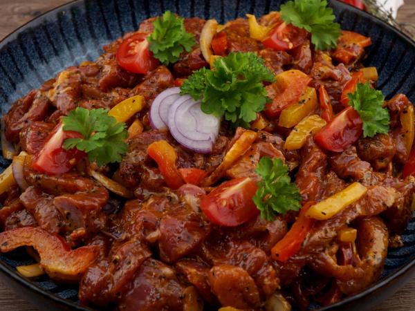 Wok d’agneau tartufo style