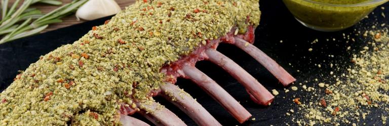 Lamskroon met kruidenkorst